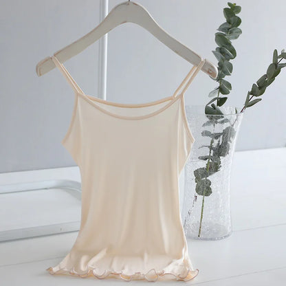 Tank Top Silk Nightgown