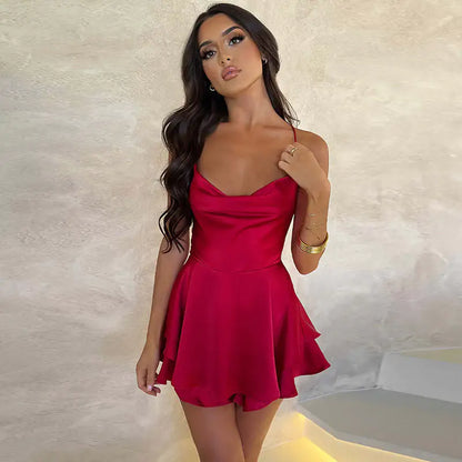 Robe en Satin - Collection Noël