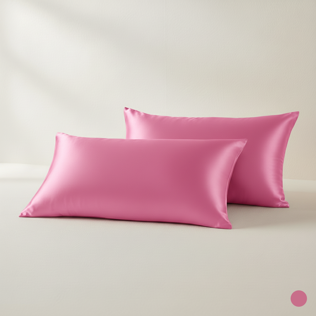 Lot de 2 Taies d'Oreiller en Satin - StudioSoie